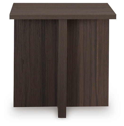 Zendex 2-Piece Table Set - Brown