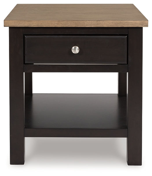 Drazmine End Table - Brown