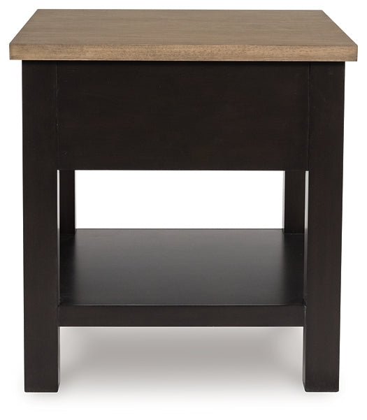 Drazmine End Table - Brown