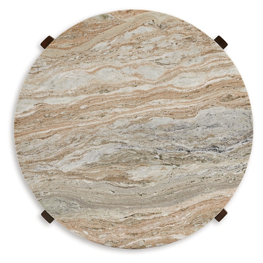 Tanidore Coffee Table - Warm Brown