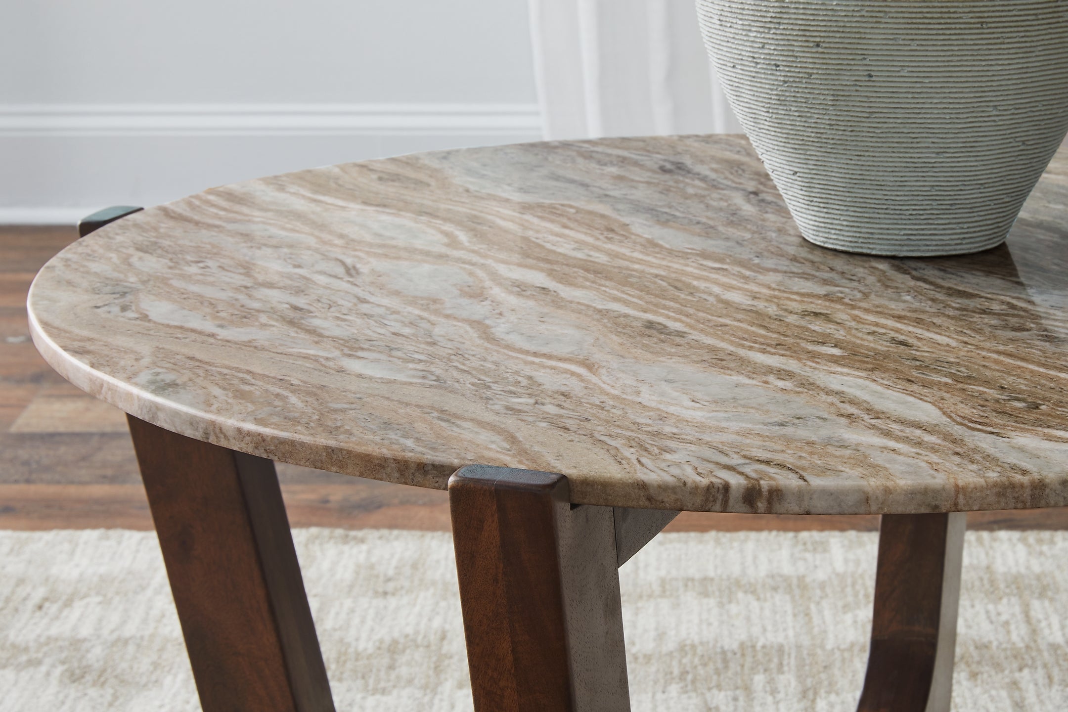 Tanidore Coffee Table - Warm Brown