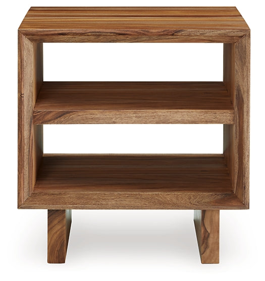 Dressonni End Table - Brown