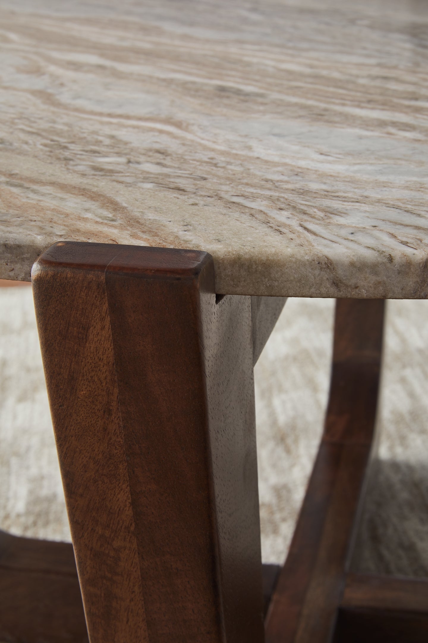 Tanidore Coffee Table - Warm Brown