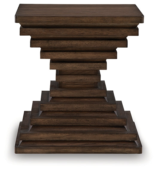 Hannodream End Table - Warm Brown