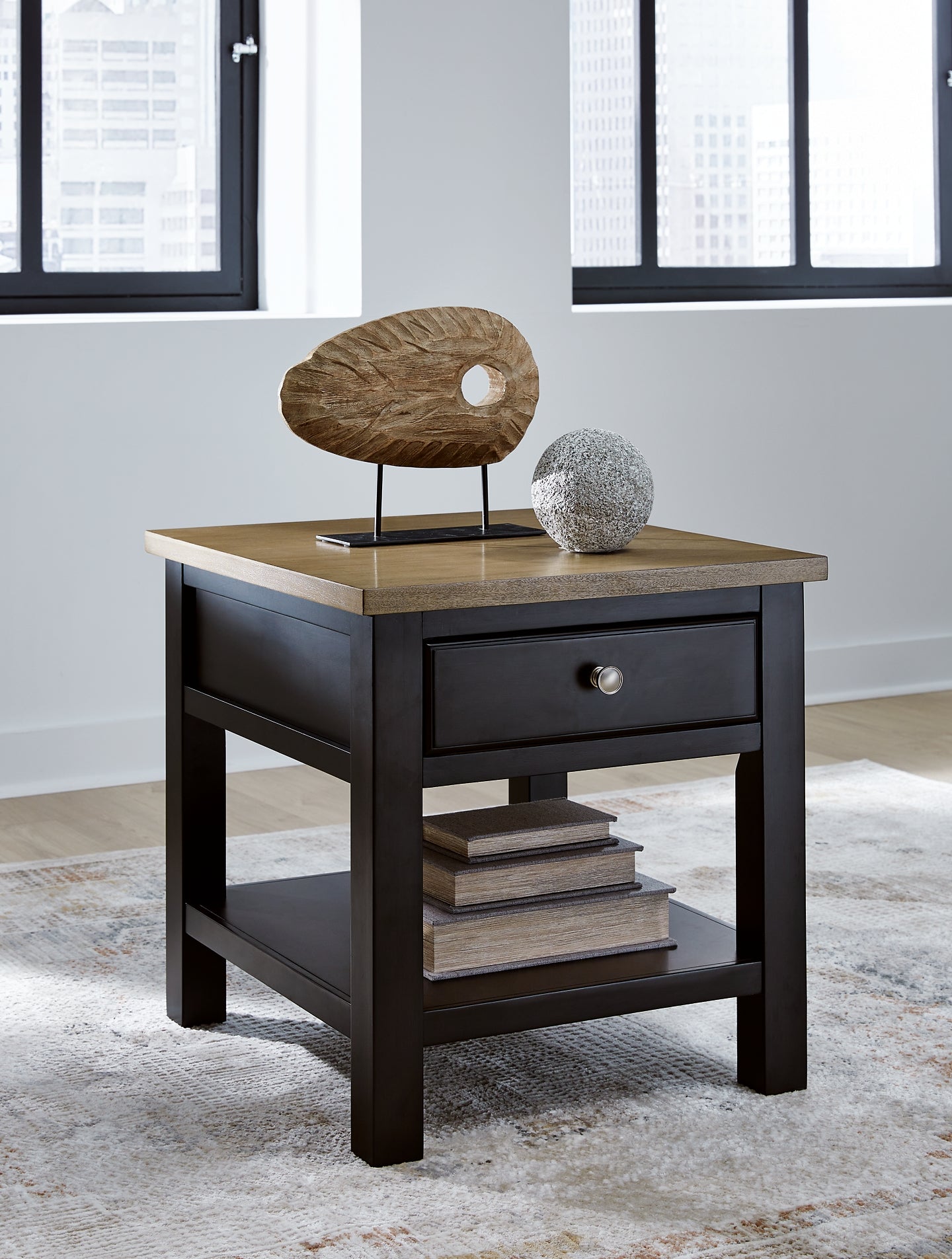 Drazmine End Table - Brown
