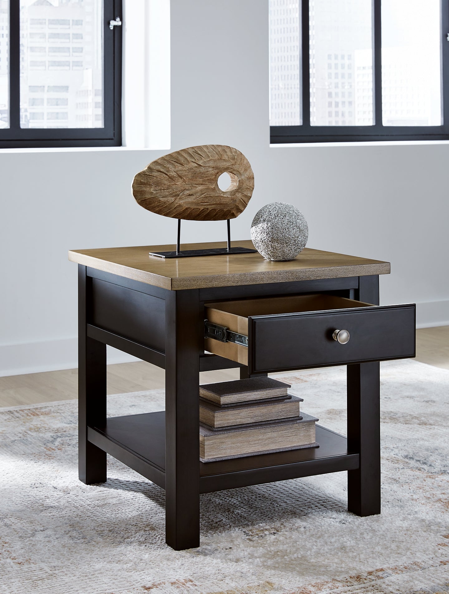 Drazmine End Table - Brown