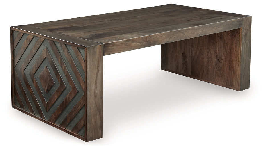 Dreggan Coffee Table - Brown