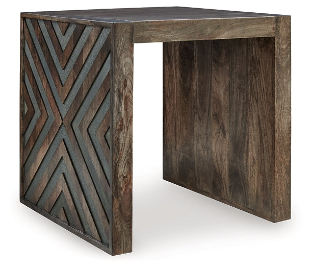 Dreggan End Table - Brown