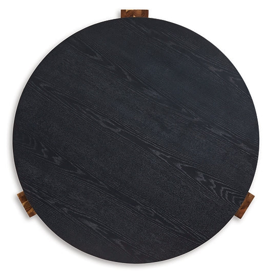 Breenmore 2-Piece Table Set - Black/Natural
