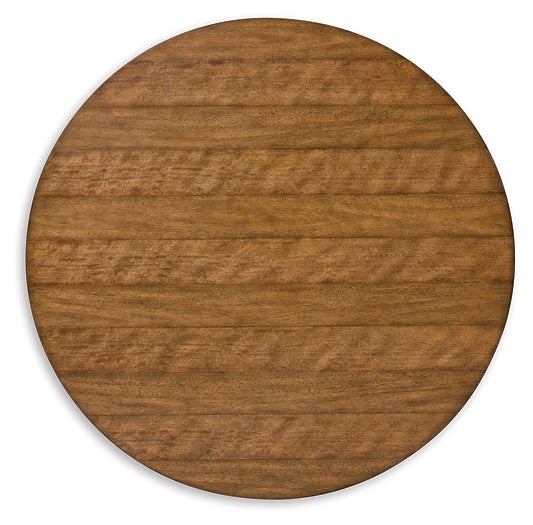 Steenlage 2-Piece Table Set - Brown/Black