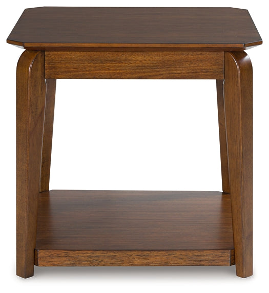 Trenmour End Table - Medium Brown