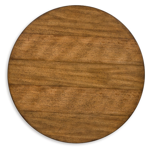 Steenlage 2-Piece Table Set - Brown/Black