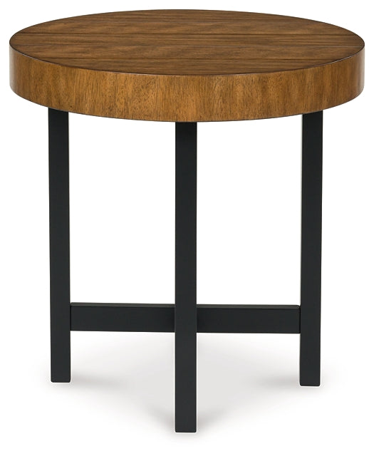 Steenlage 2-Piece Table Set - Brown/Black