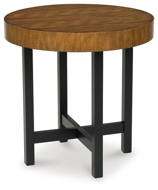 Steenlage 2-Piece Table Set - Brown/Black