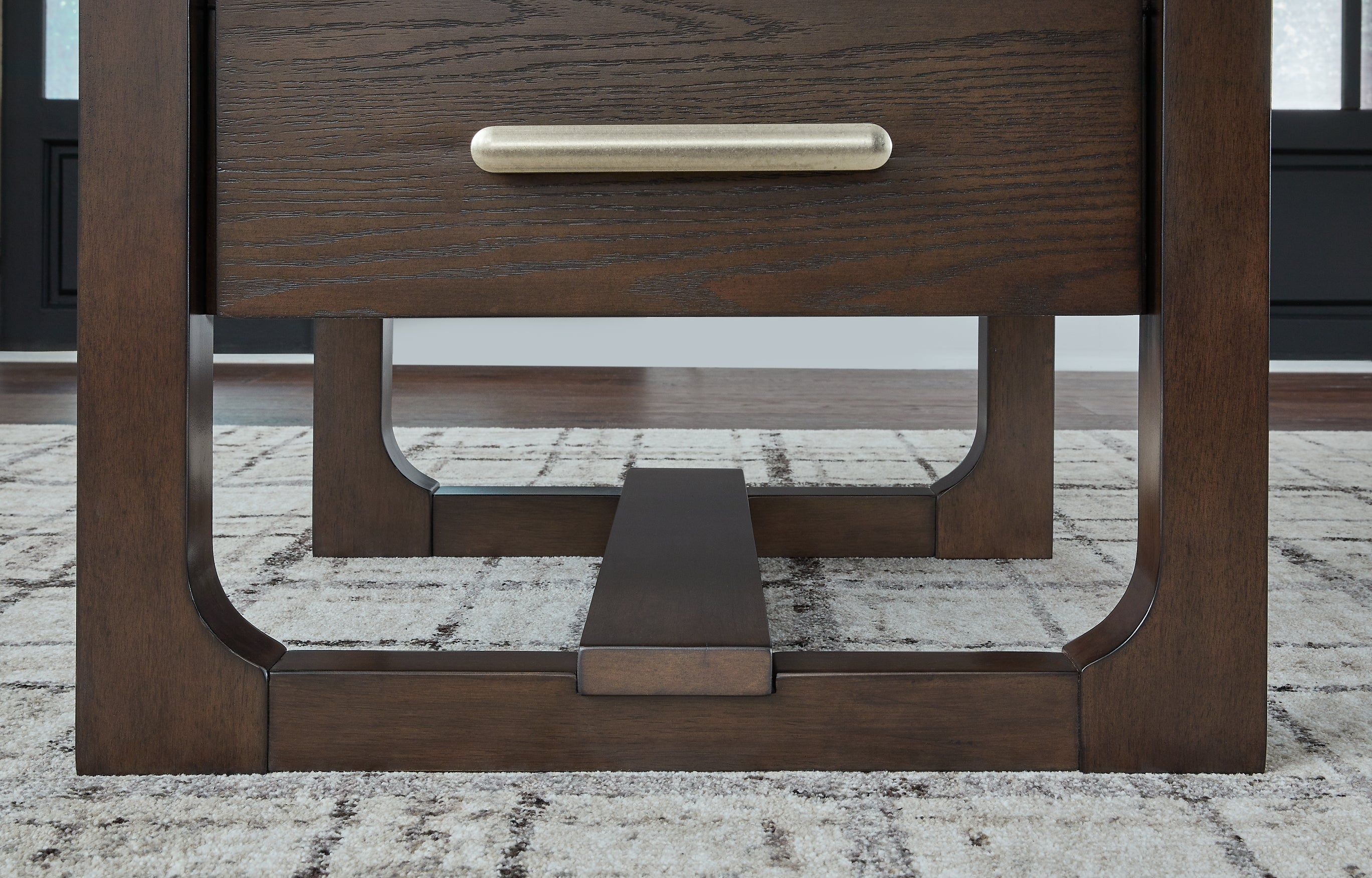 Breckington End Table - Dark Brown