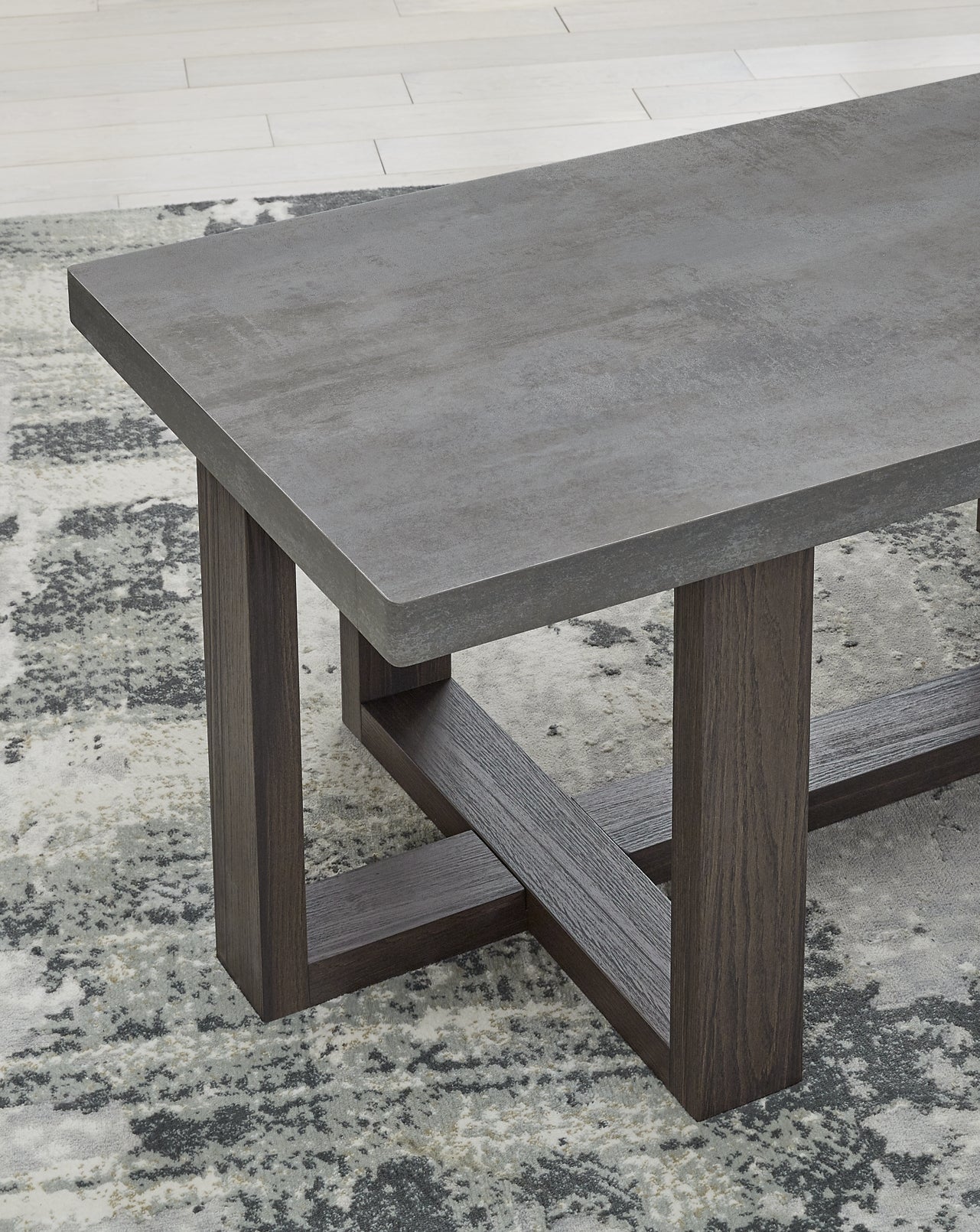Dynnford 3-Piece Table Set - Gray/Brown