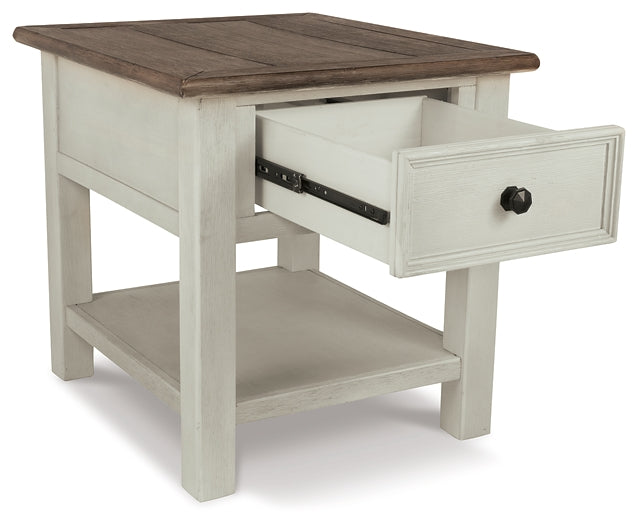 Bolanburg End Table - Two-tone