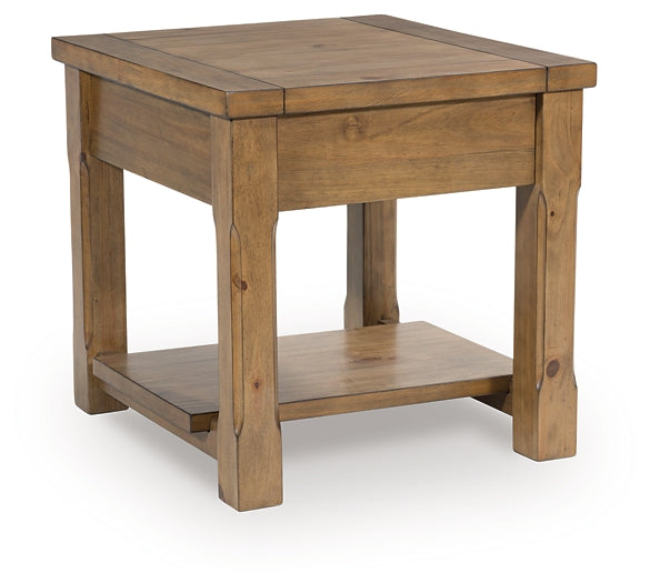 Vandenmore End Table - Medium Brown