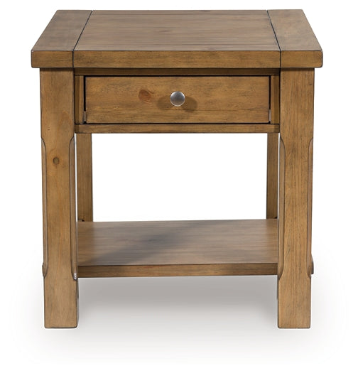 Vandenmore End Table - Medium Brown