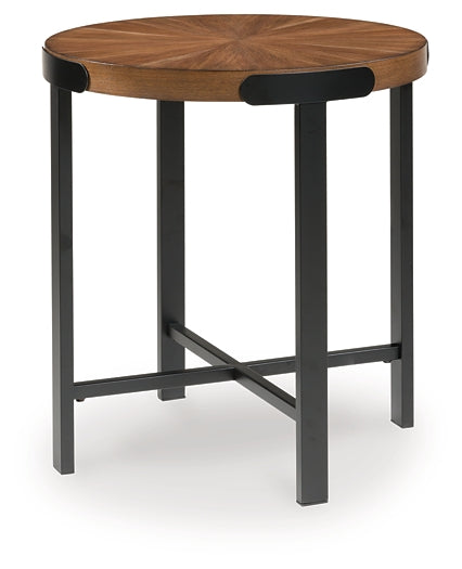 Crosstrail 3-Piece Table Set - Brown