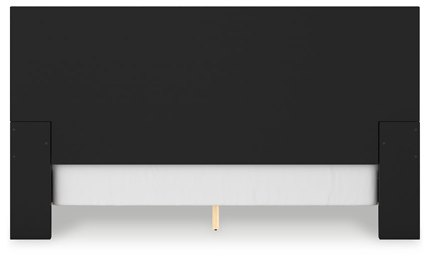 Londer King Panel Bed with Mirrored Dresser, Chest and Nightstand