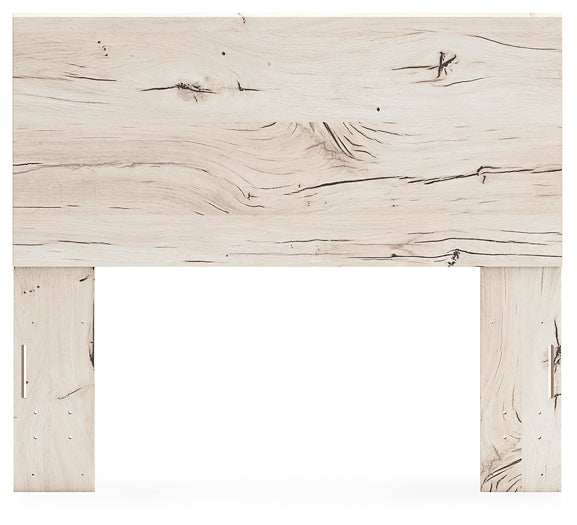 Lawroy Full Panel Headboard with Mirrored Dresser and Nightstand