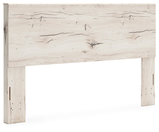 Lawroy King Panel Headboard with Mirrored Dresser and Chest