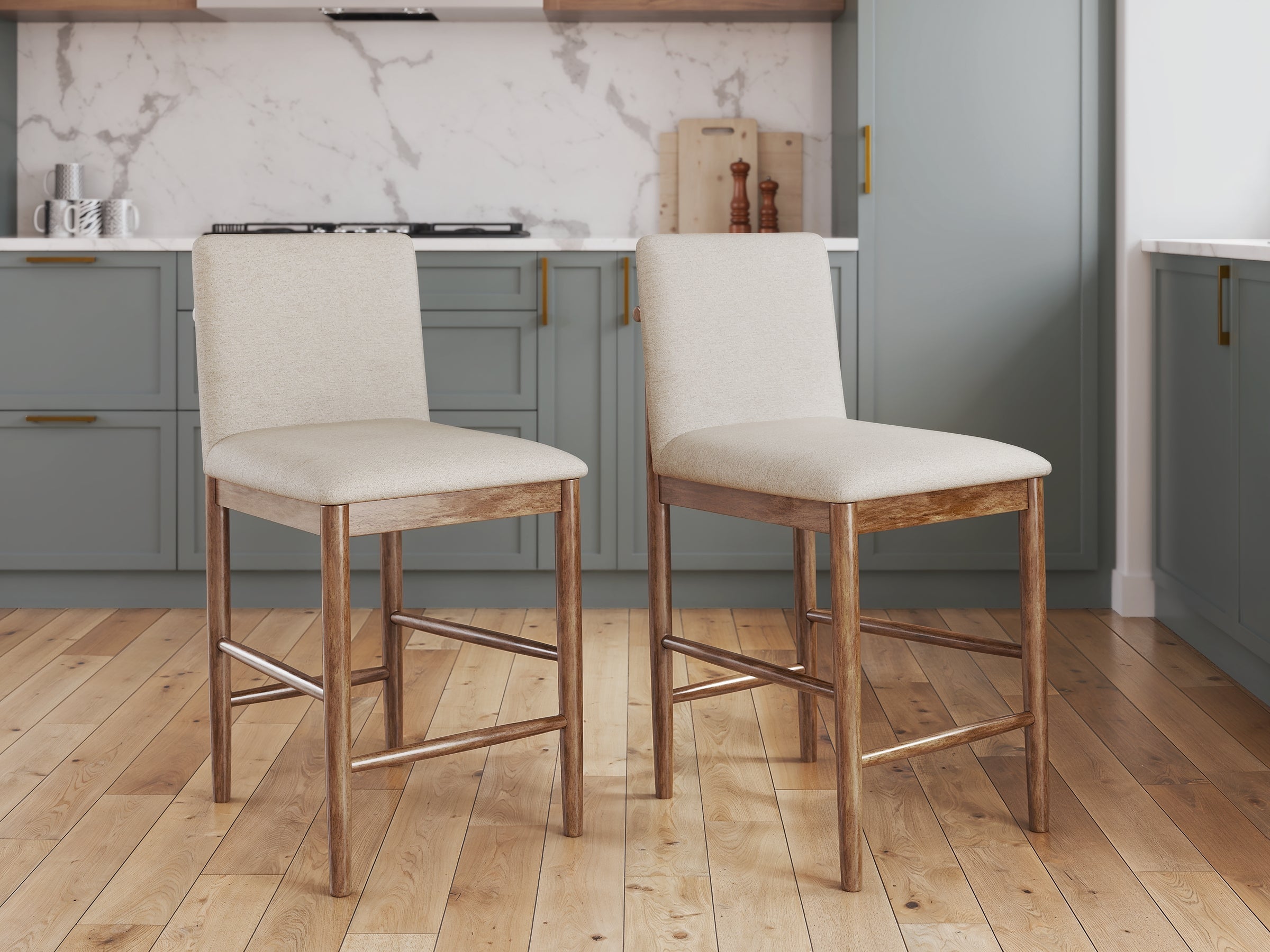 Isanti Upholstered Barstool (2/CN)