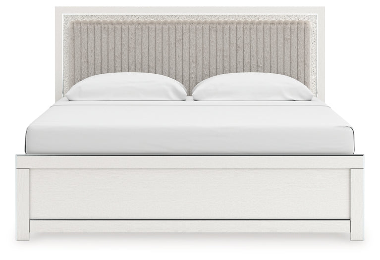 Zuraleus King Upholstered Panel Bed