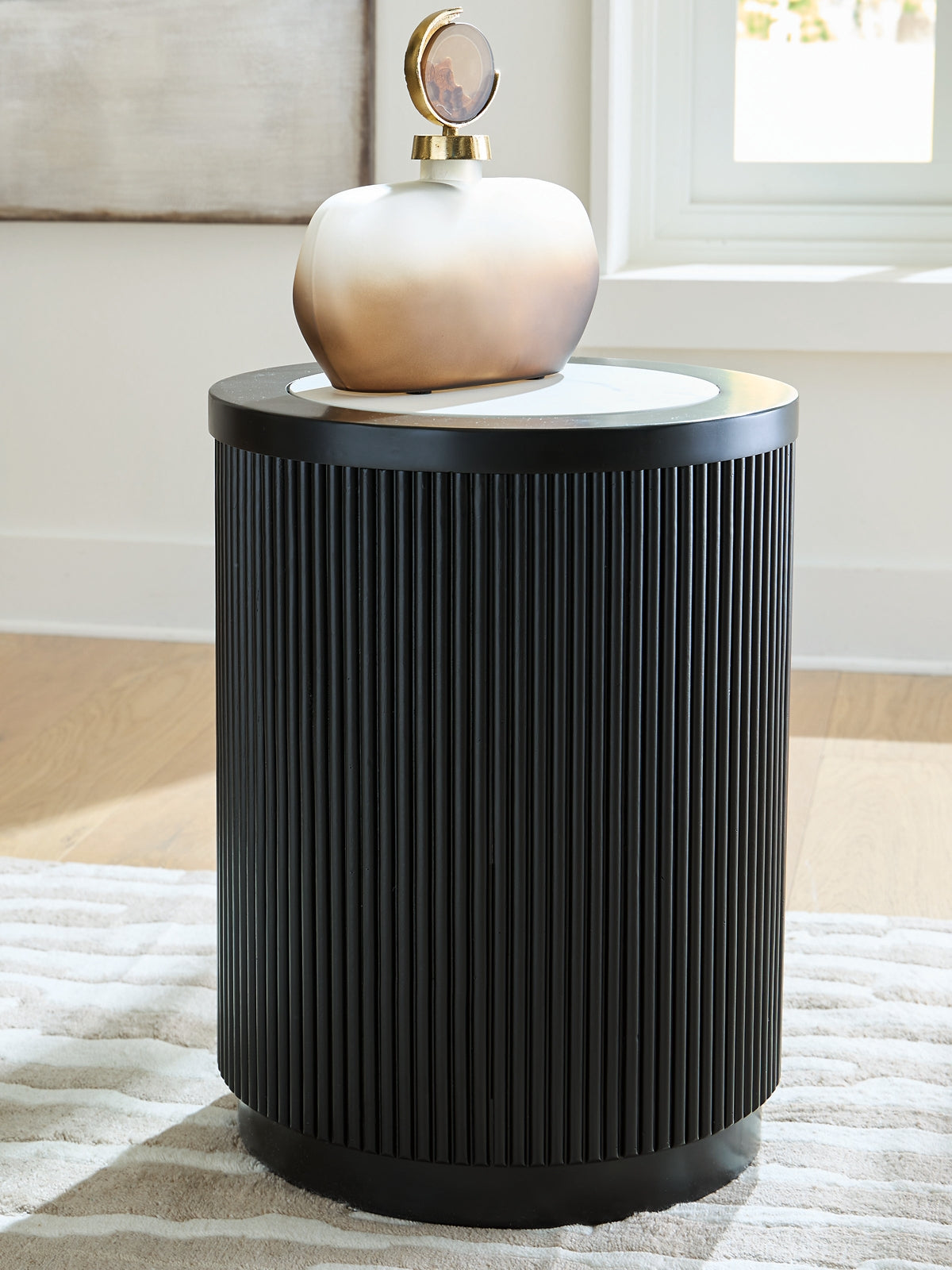 Grayman End Table - Black