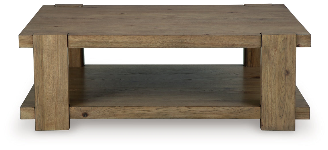 Flangren Coffee Table - Light Brown