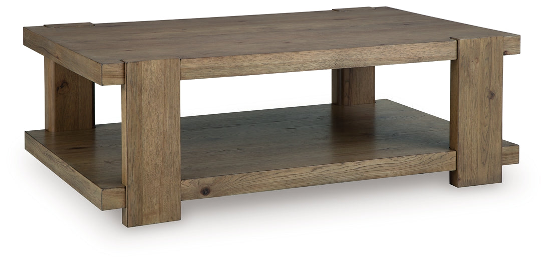 Flangren Coffee Table - Light Brown