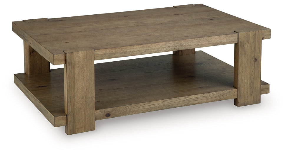 Flangren Coffee Table - Light Brown