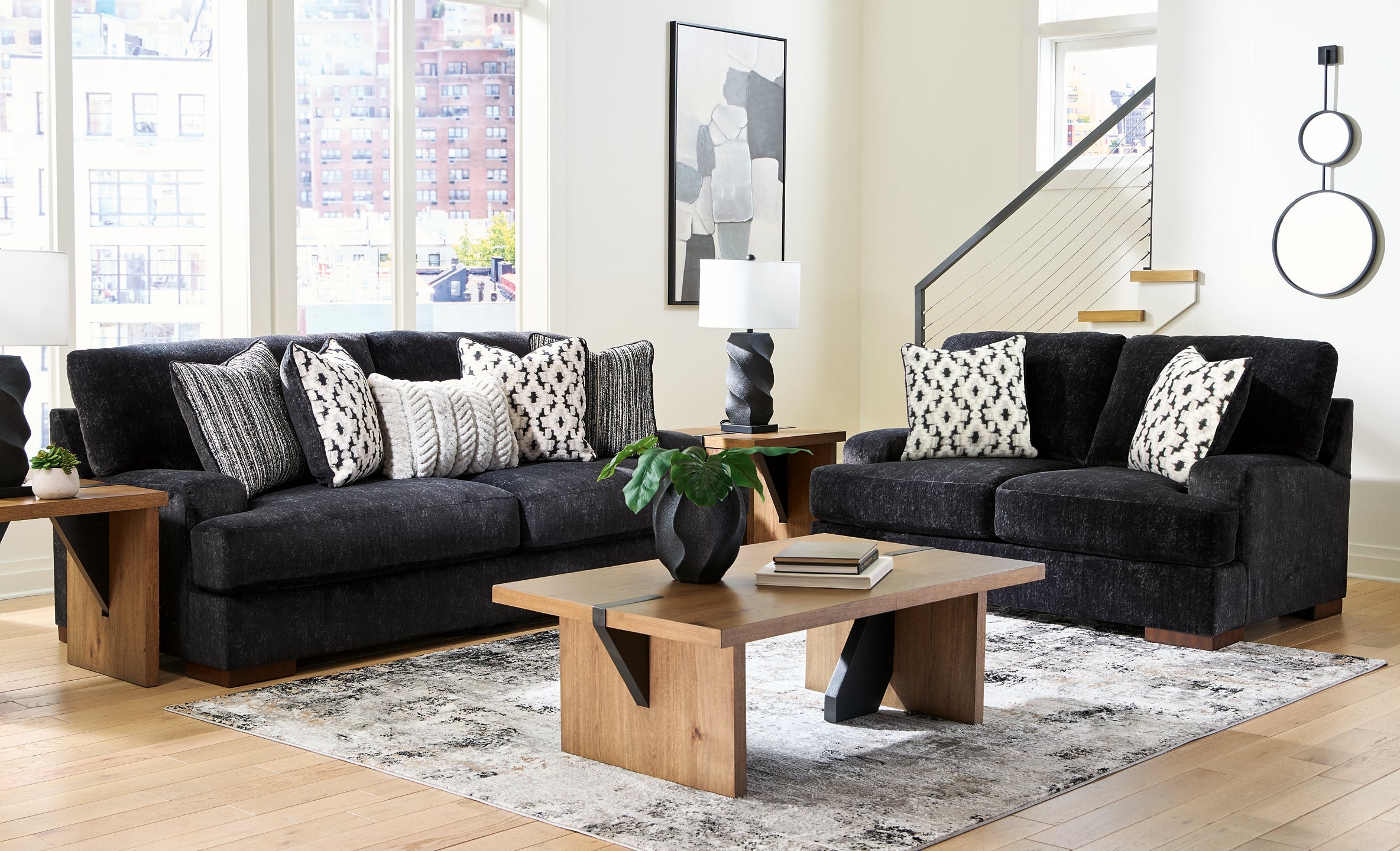 Whitmore Manor Sofa and Loveseat