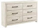Cambeck 6 Drawer Dresser and Mirror