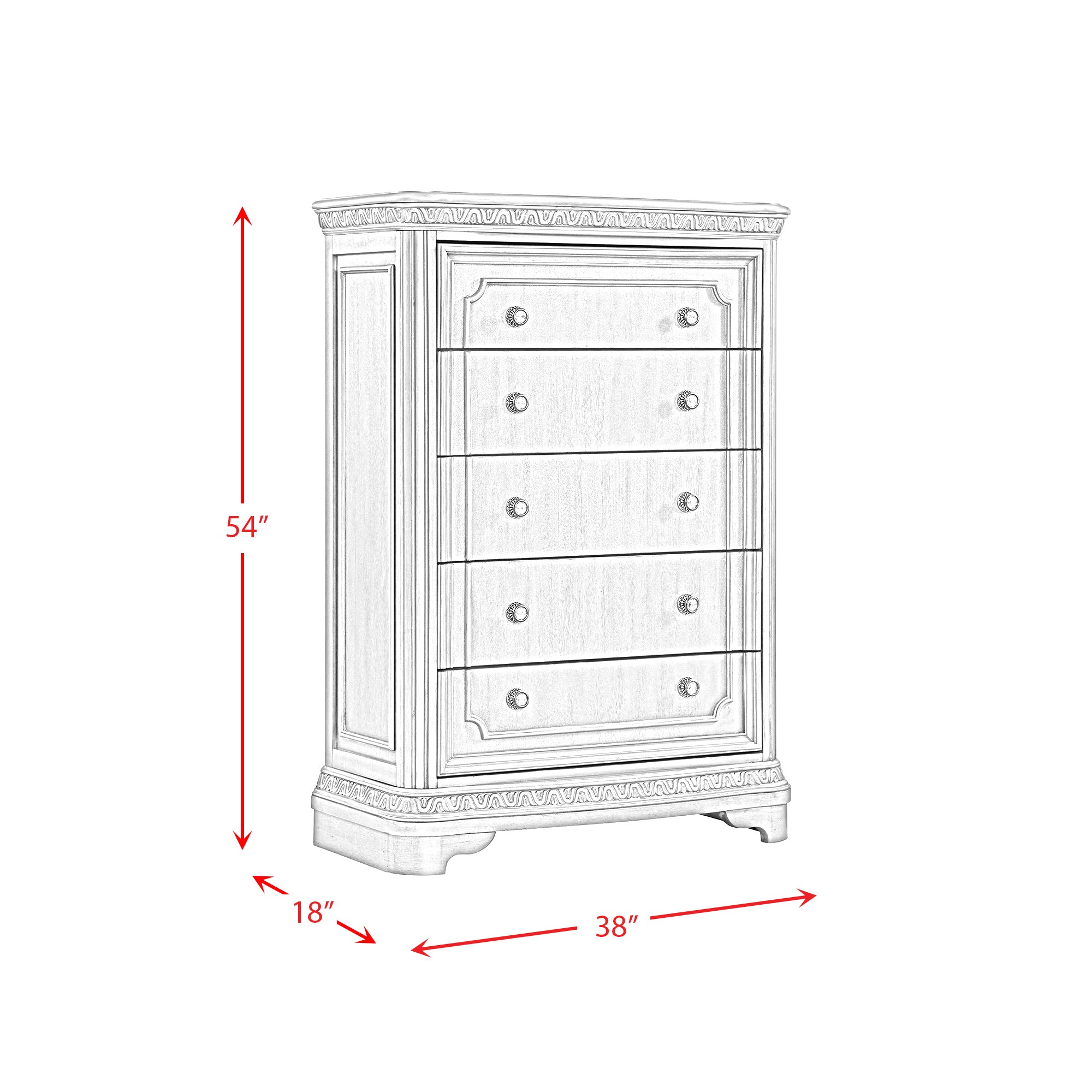 Vincenza Chest of Drawers