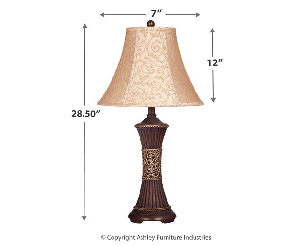 Mariana Poly Table Lamp (2/CN)
