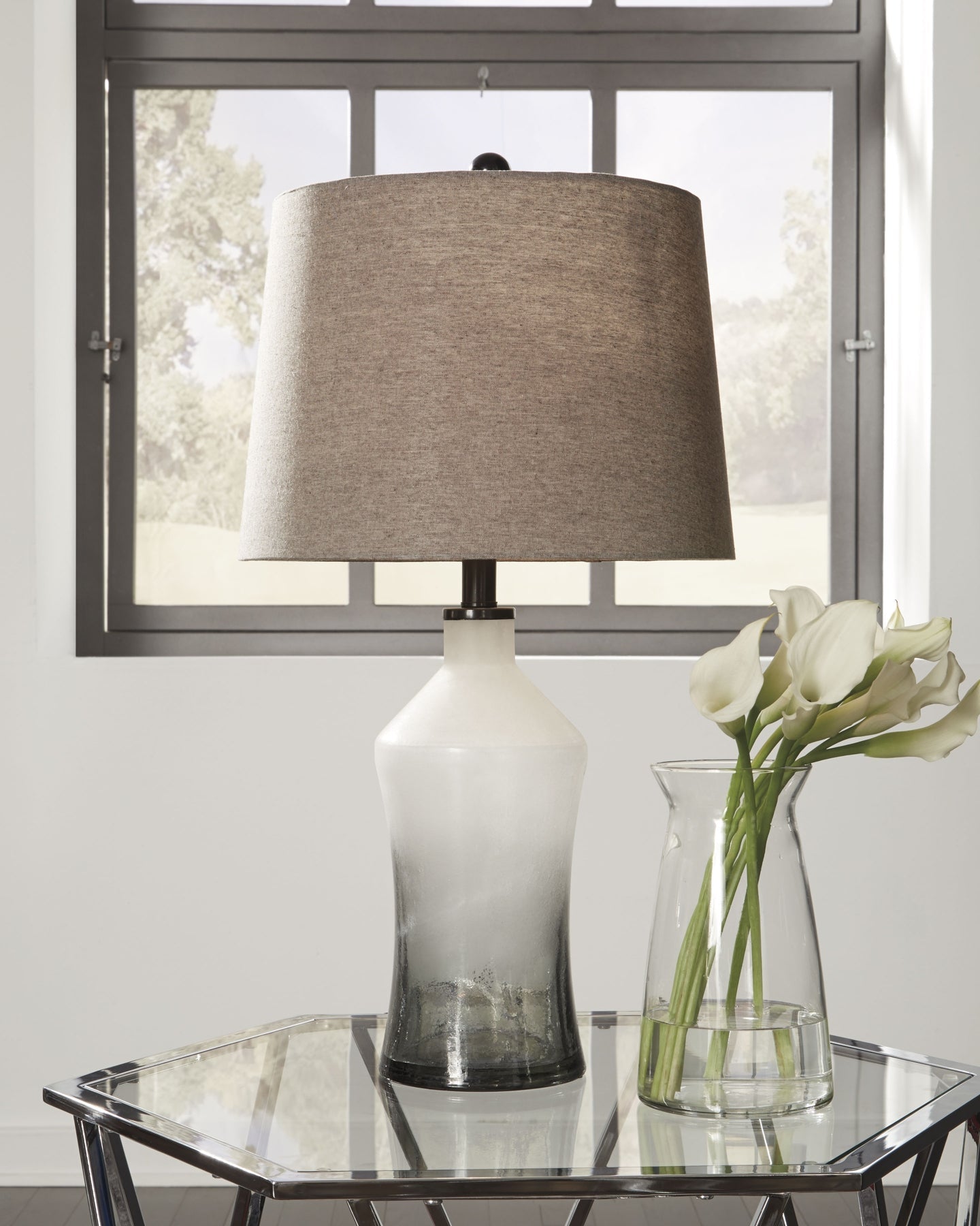 Nollie Glass Table Lamp (Set of 2)