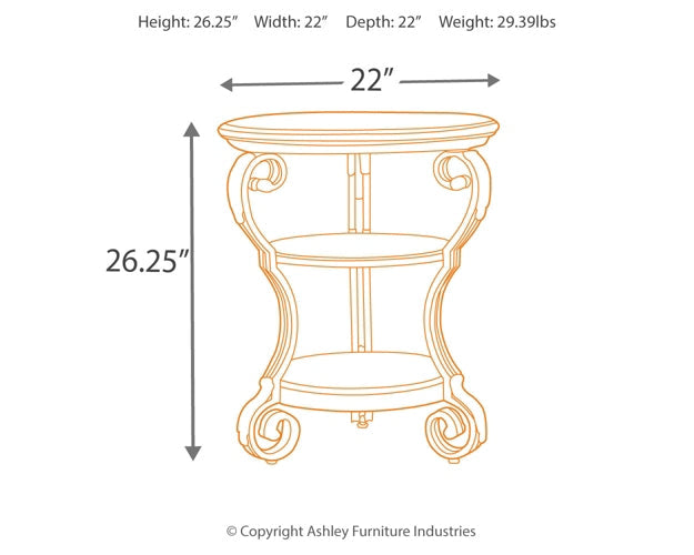 Nestor Chair Side End Table