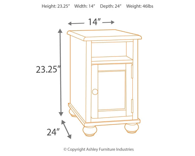 Barilanni Chair Side End Table