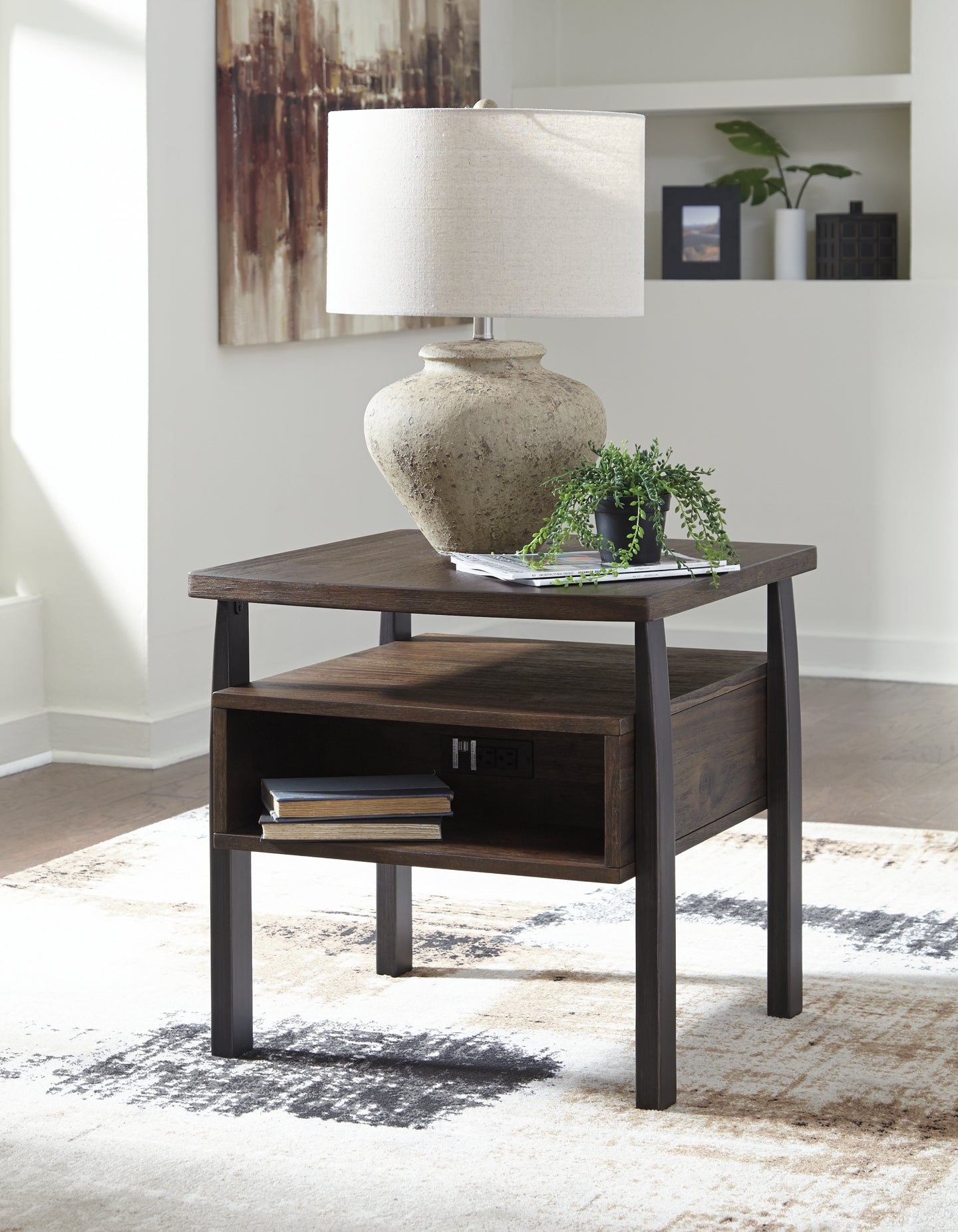 Vailbry Rectangular End Table