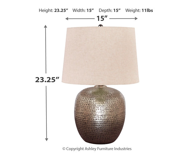 Magalie Metal Table Lamp