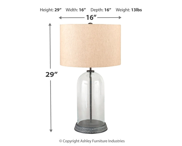 Manelin Glass Table Lamp (1/CN)