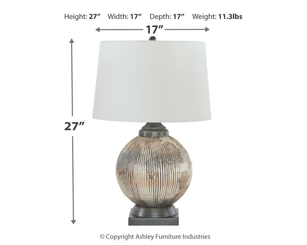 Cailan Glass Table Lamp (1/CN)