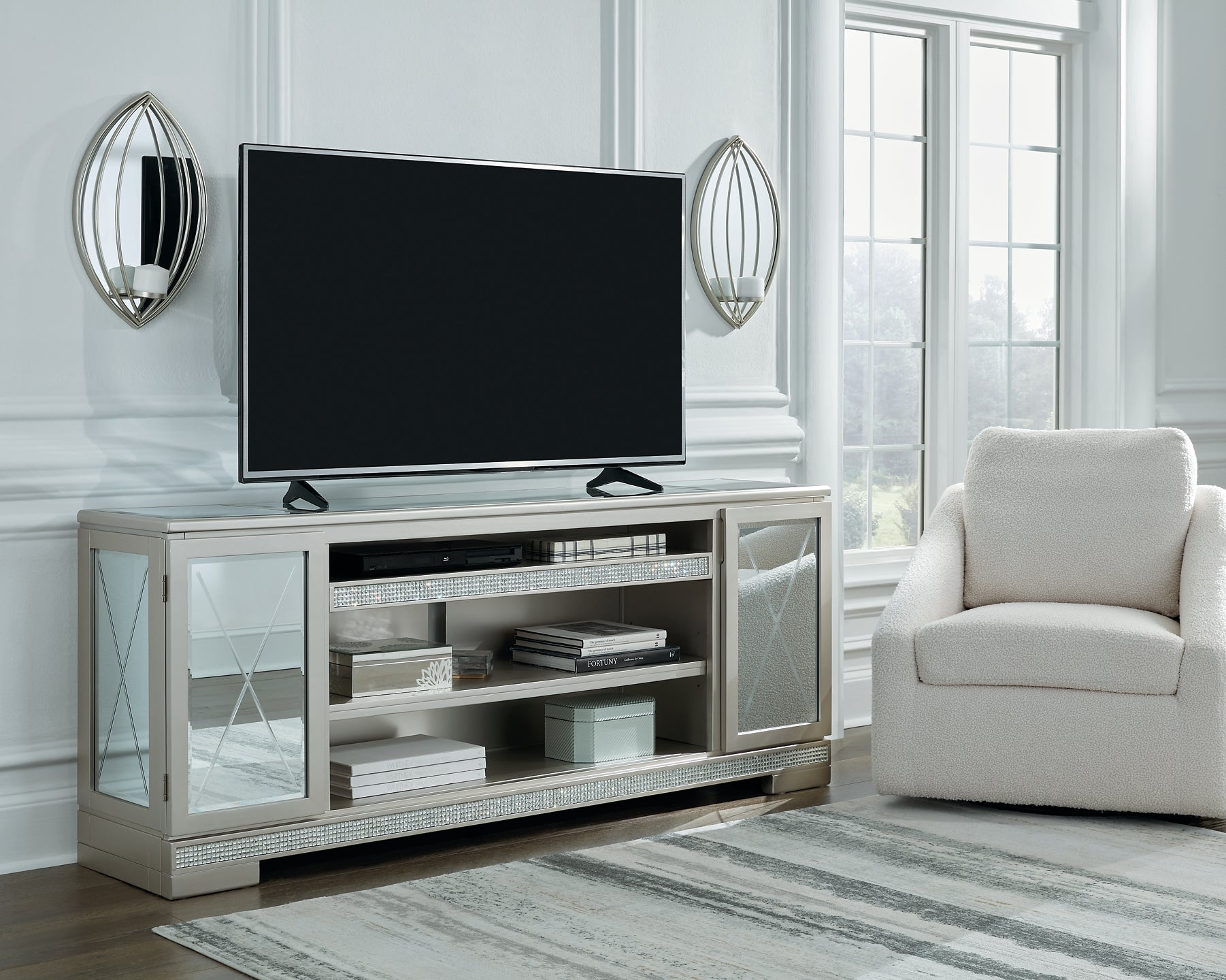 Flamory LG TV Stand