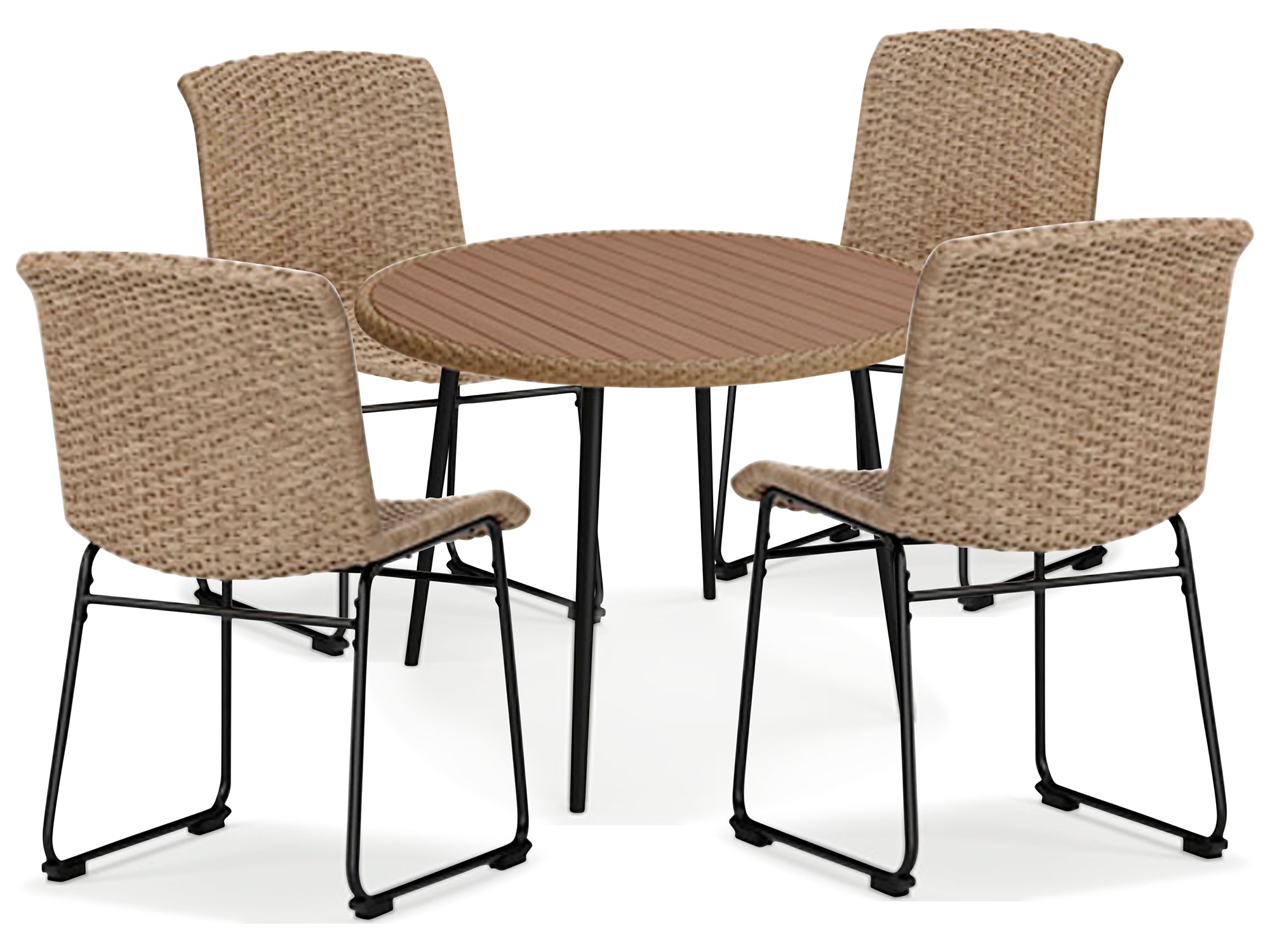 Amaris Outdoor Dining Table and 4 Chairs