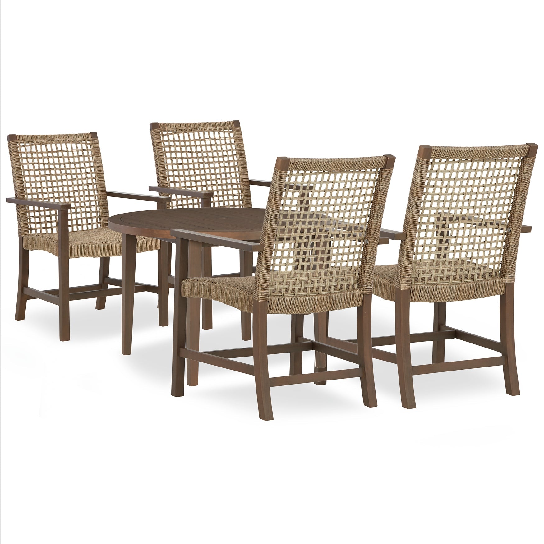 Germalia Outdoor Dining Table and 4 Chairs