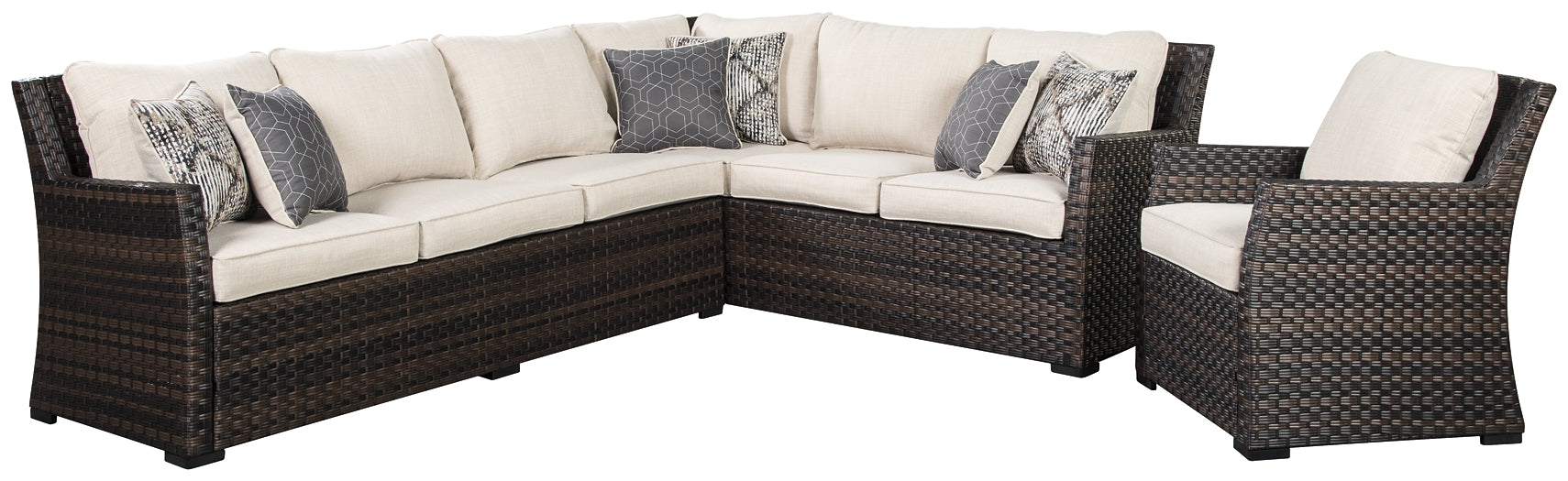 Easy Isle Sofa SEC/Chair w/CUSH (3/CN)