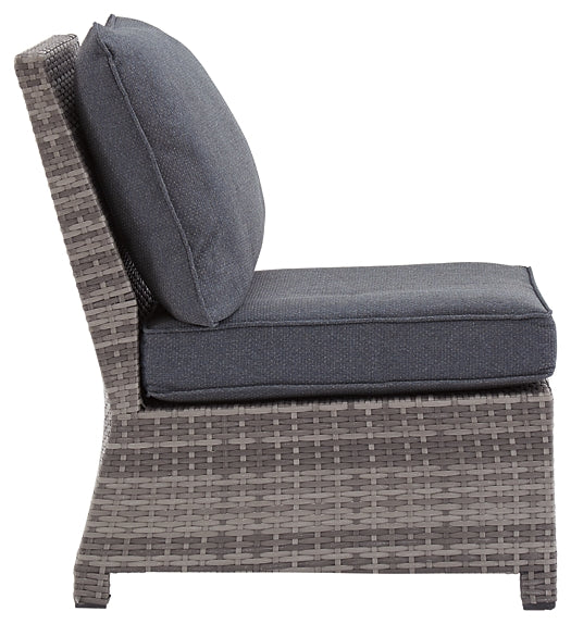 Salem Beach Armless Chair w/Cushion (1/CN)
