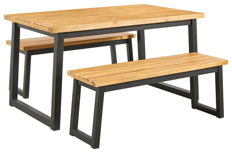 Town Wood Dining Table Set (3/CN)